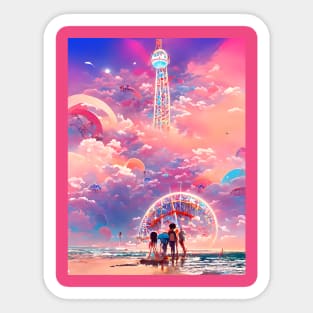 Skywheel Beach Adventure Sticker